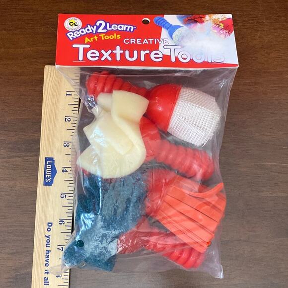 READY 2 LEARN Textured Art Tools - Set 1- 4 toys- Fidget Sensory Calming Autism - Picture 2 of 10